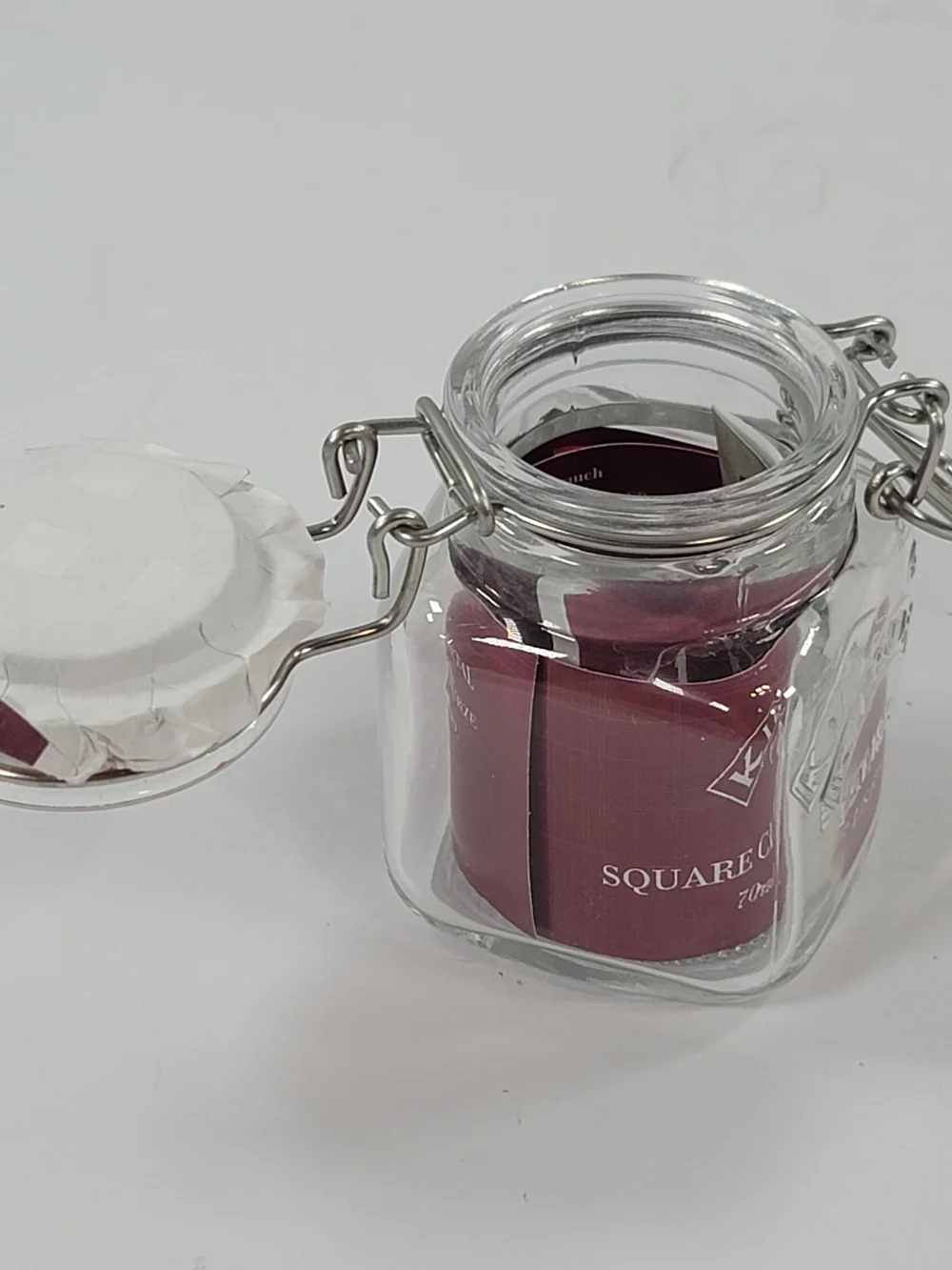Kilner Square Swing Clip Top Spice Jar 70 ml